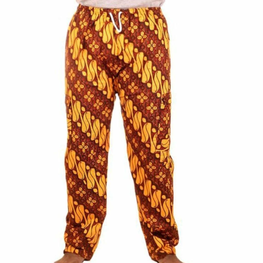 celana batik pria panjang jumbo betawi