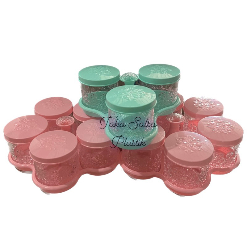 Toples Kristal Kue Calista 3/5/6 set/Toples kue lebaran