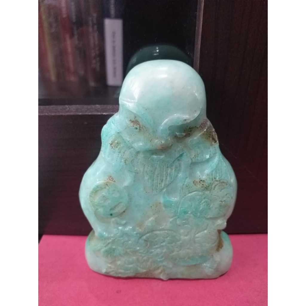 Giok Dinasti Ming / Qing Bentuk Dewa - Natural