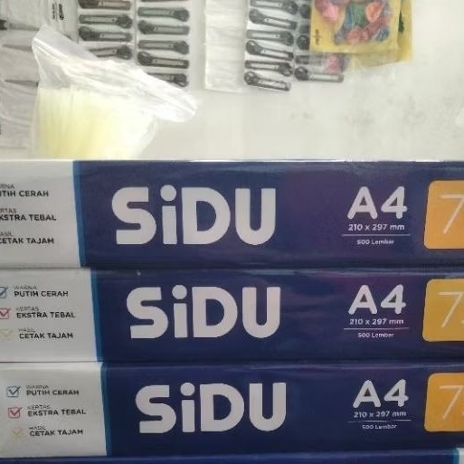 

KERTAS HVS SIDU UKURAN A4