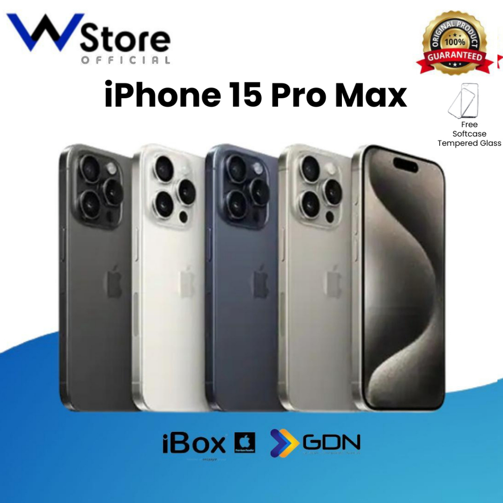 iBox iPhone 15 Pro Max [256GB | 512GB | 1TB] Garansi Resmi 1 Tahun