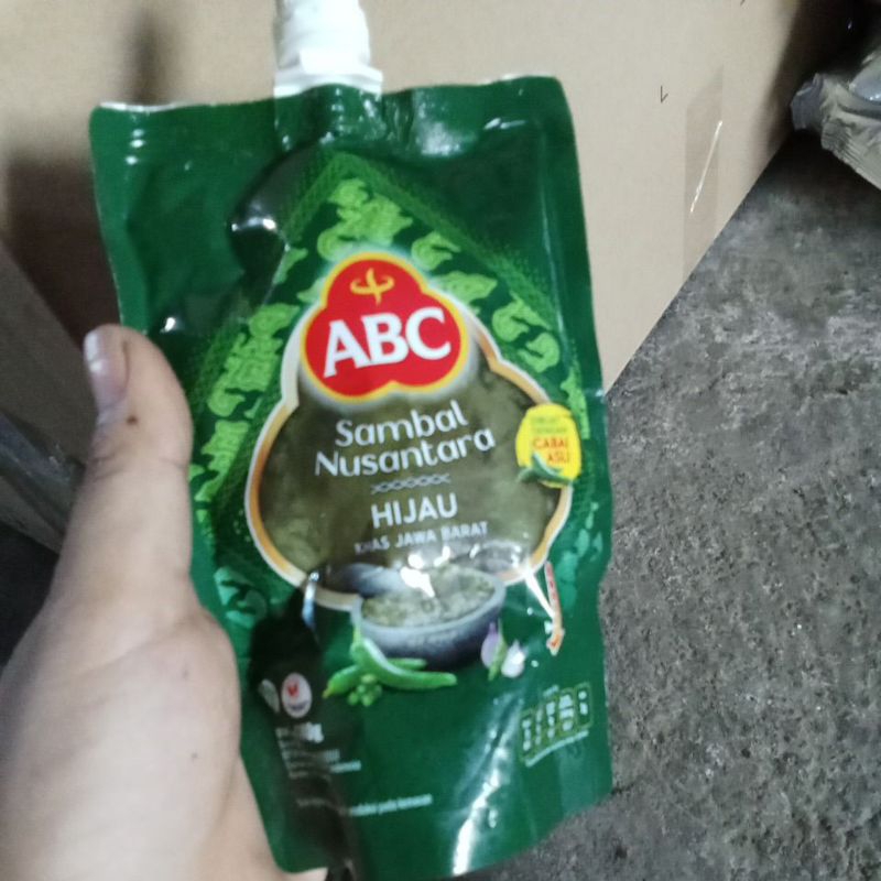 

ABC sambal Nusantara hijau khas Jawa barat 180gr