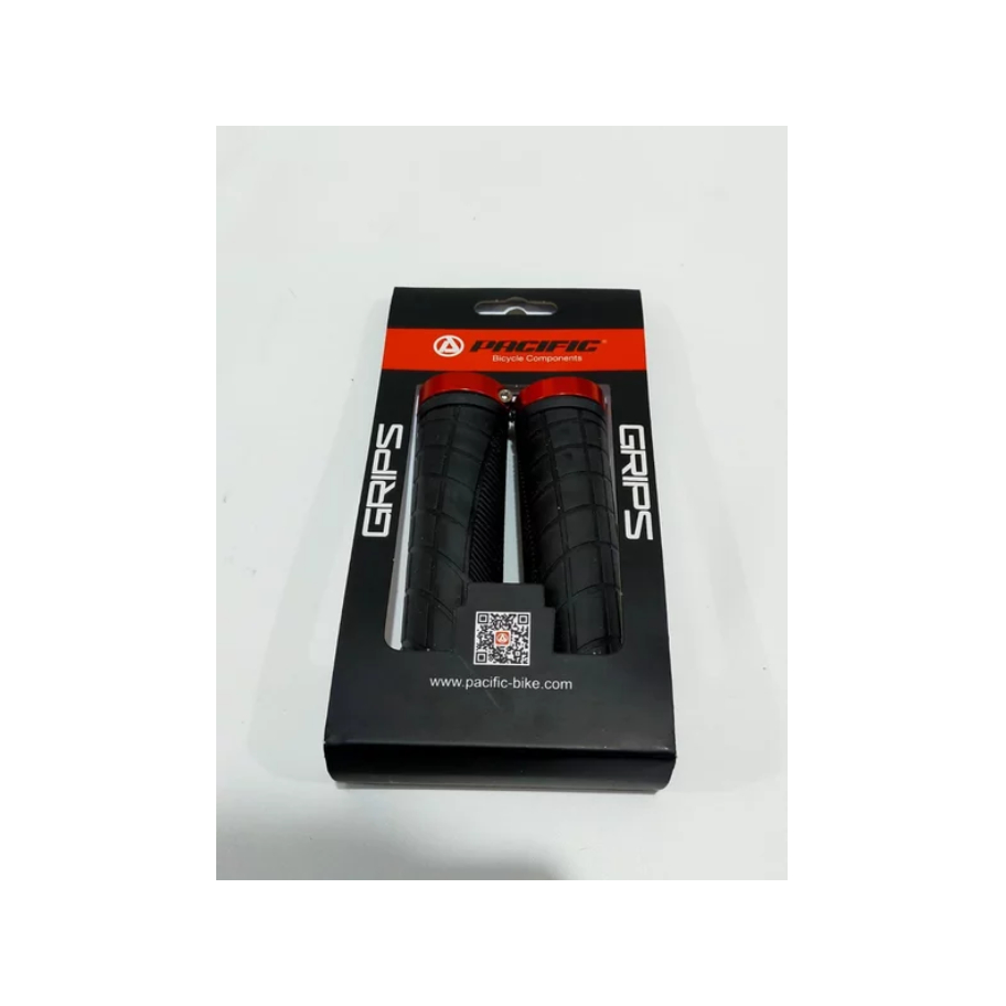 Pacific Hand grip LOCK sarung stang sepeda MTB lipat - Merah