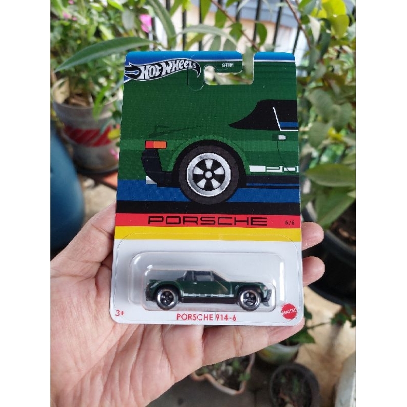 Hot Wheels Porsche 914-6 Hijau Chase ekslusive 100% mulus