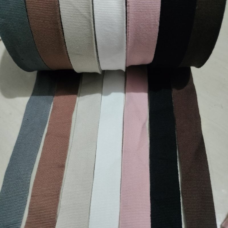 piterban/pita katun lebar 2cm varian warna