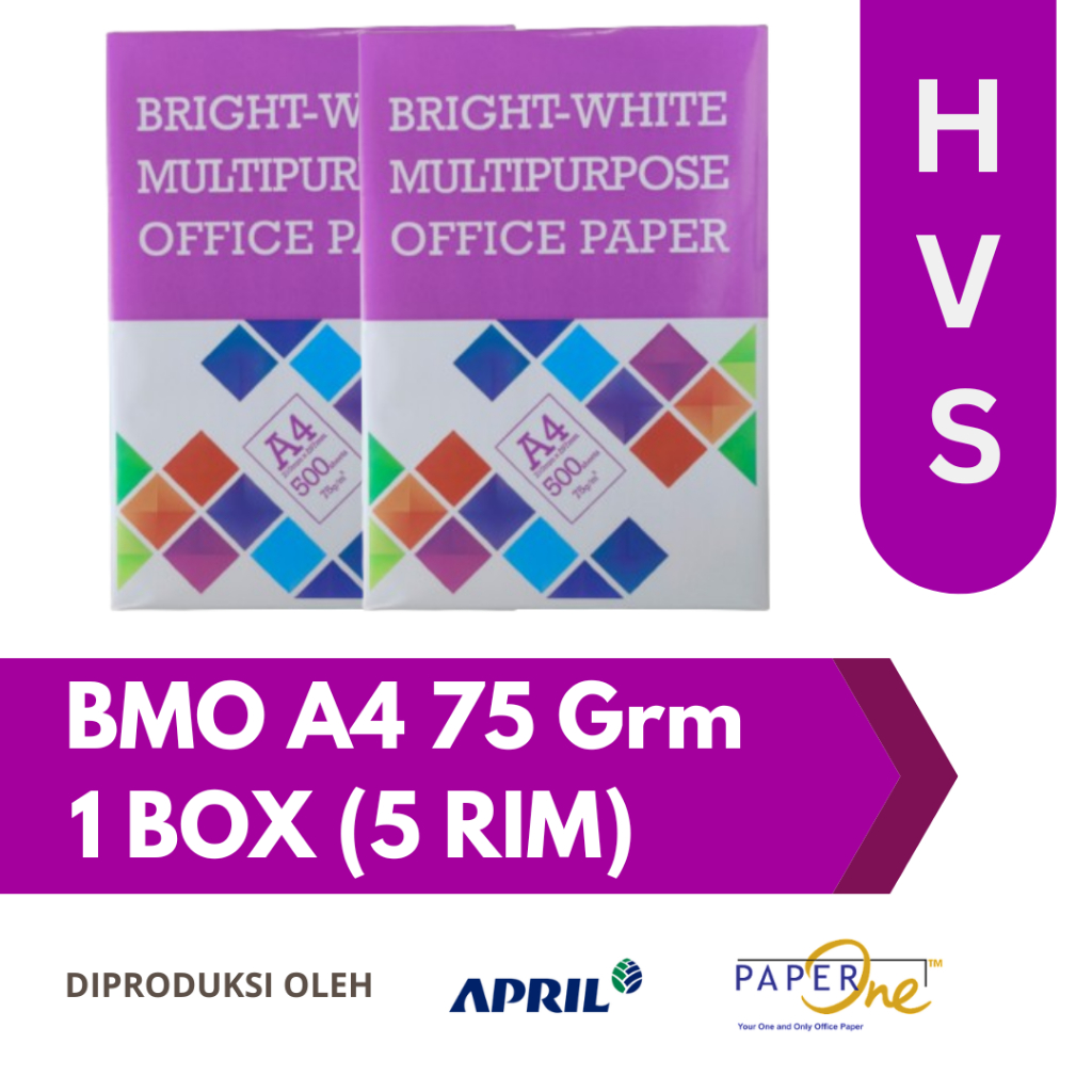 

Kertas FotoCopy Foto Kopi Fotokopi Print Hvs A4 75Gr 70Gr 1 Box