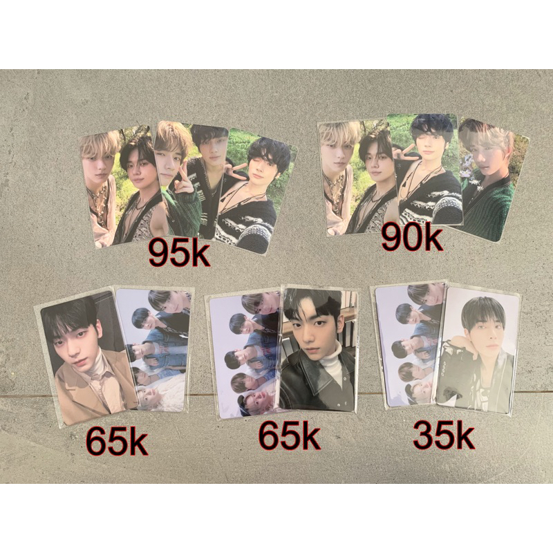 Lucky draw TXT Yeonjun Soobin Beomgyu Taehyun Huening kai LD Temptation Minisode 2 Thursday Child ph