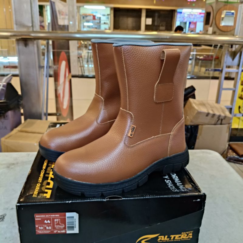 Sepatu Safety Altera Niagara Coklat Original - Sepatu Safety Altera Niagara Original Baru