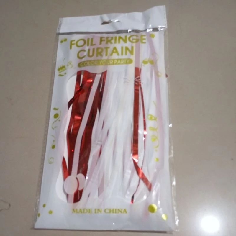 Tirai Foil Merah Putih /DIRGAHAYU RI