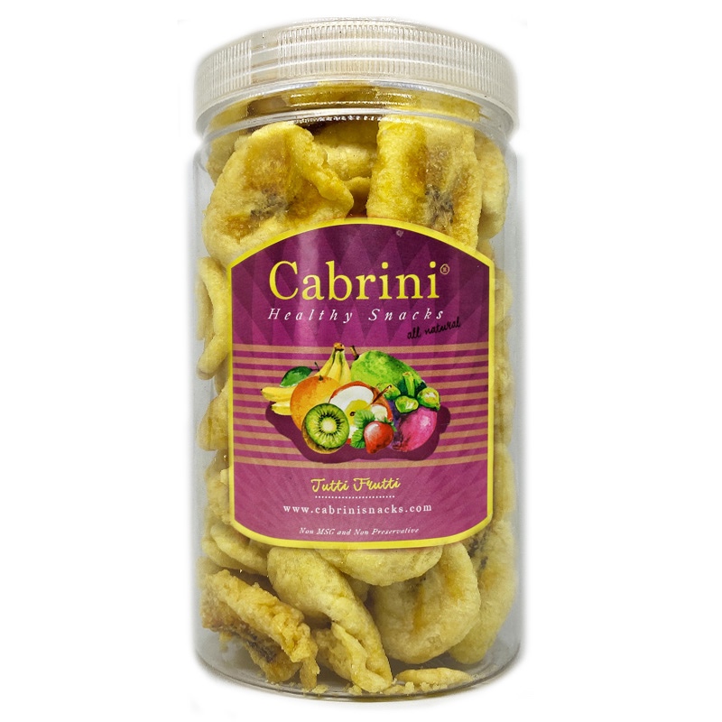 

CABRINI SNACKS Keripik Pisang 1000 mL Keripik buah Cemilan Sehat Diet Viral Vacuum Fried