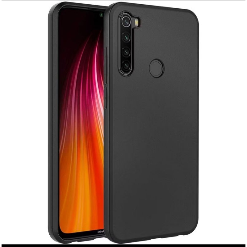 Case Full Black Redmi Note 8 Softcase original full Hitam