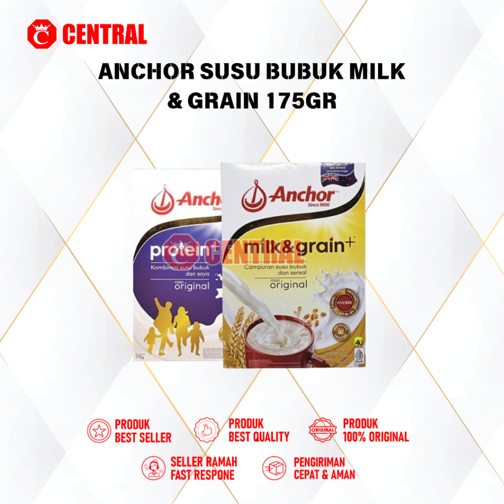 

ANCHOR SUSU BUBUK MILK & GRAIN 175GR