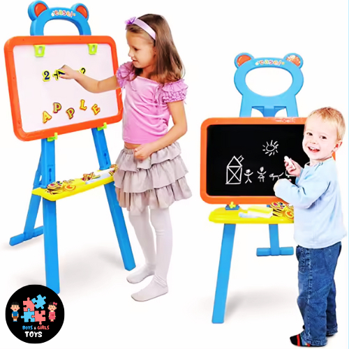 

Learning Easel Papan Tulis Belajar Anak 3 in 1 Mainan Edukasi