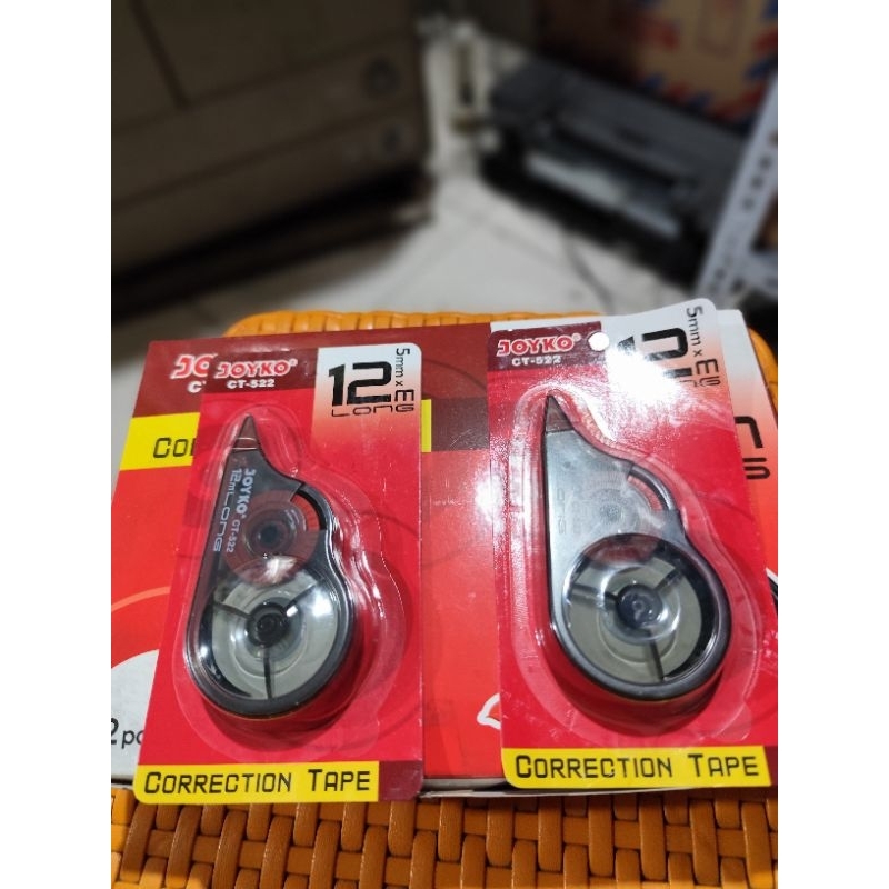 

TIPE X KERTAS CORRECTION TAPE JENIS JOYKO 12 METER ECER