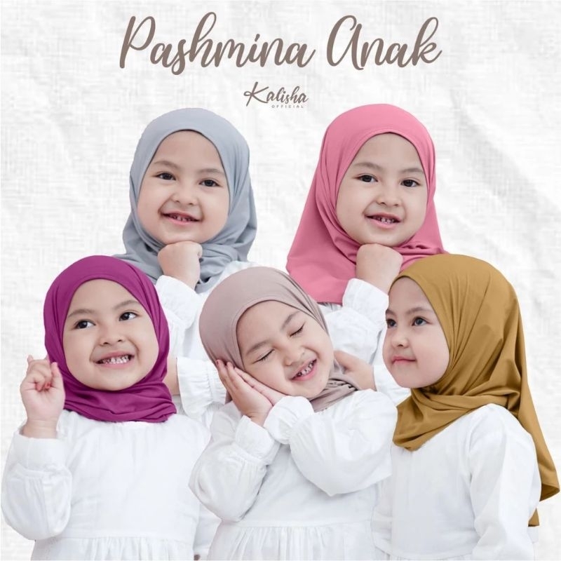 Krudung Pasmina Anak Instan