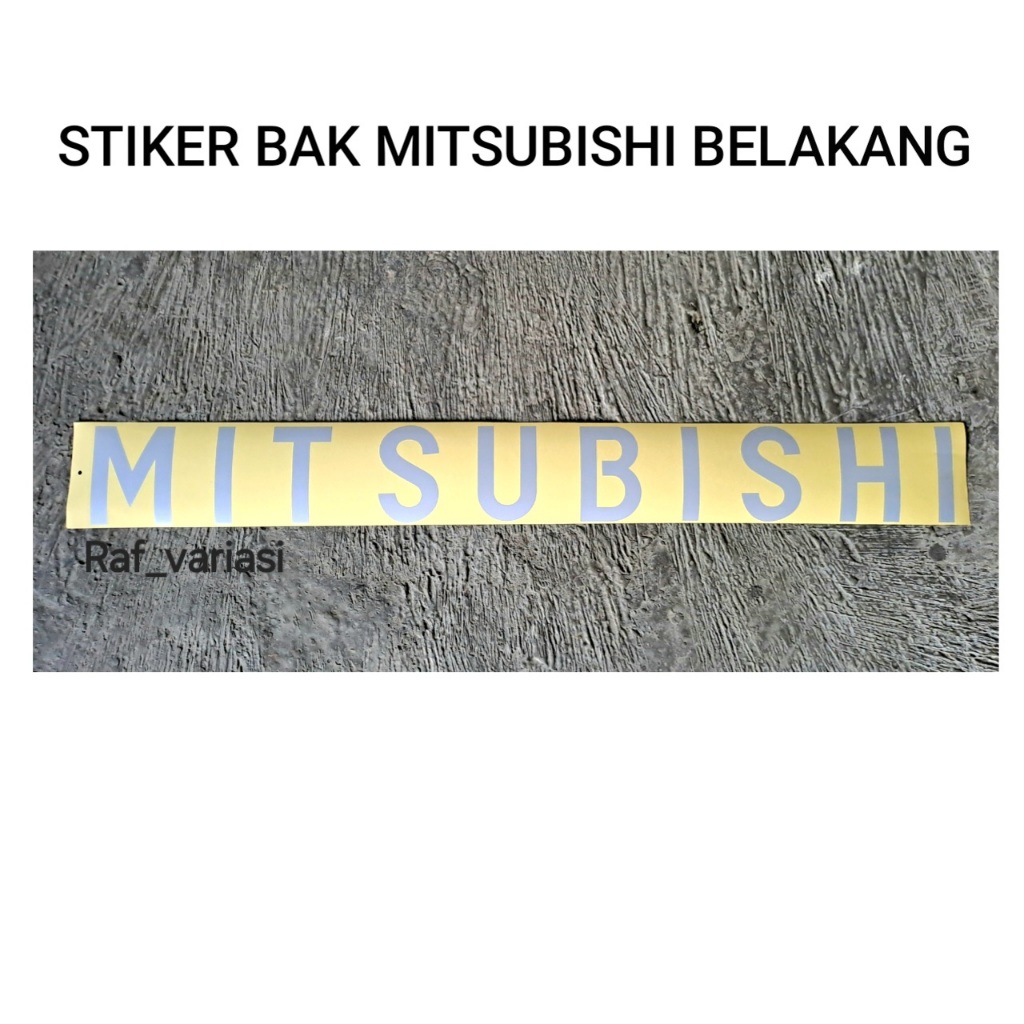 stiker pintu belakang L300 Mitsubishi / stiker Mitsubishi L300 pickup / stiker bak belakang mitsubis