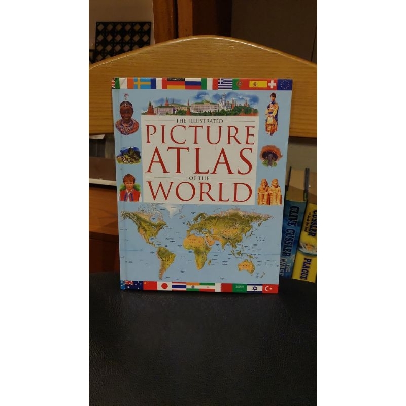 buku anak picture atlas of the world(preloved like new)