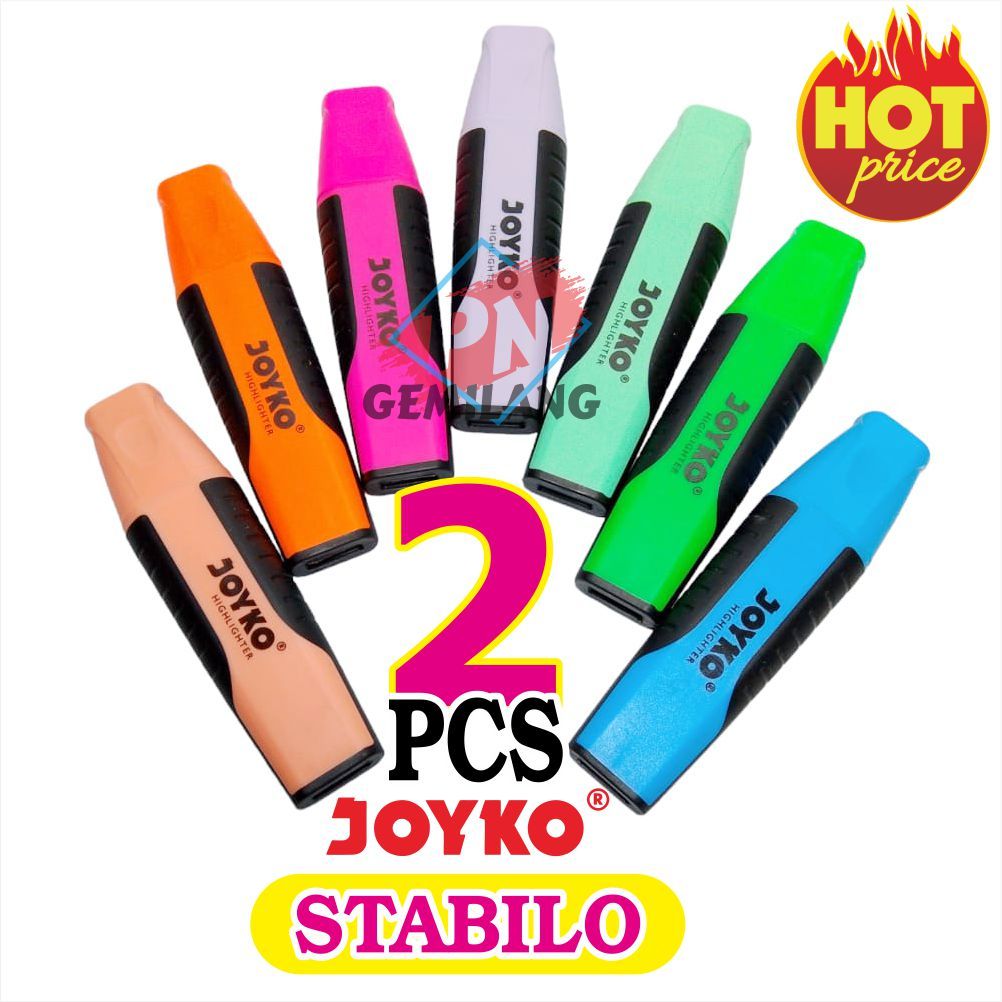 

HARGA PROMO Stabilo Joyko Highlighter PENANDA WARNA STABILO JOYKO HARGA UNTUK 2 PCS