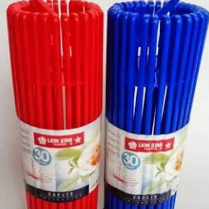 Modern FOLDING HANGER 3 STIK GB23 LION STAR  GANTUNGAN BAJU BAYI  JEMURAN BULAT