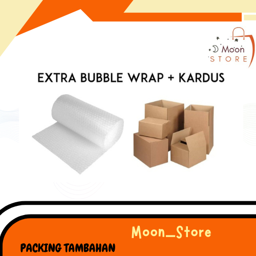 

PACKING TAMBAHAN BUBBLE WARP DAN KOTAK KARDUS DI JAMIN LEBIH AMAN