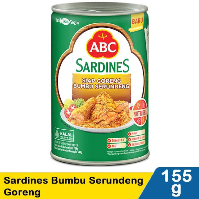 

ABC Sarden Bumbu Serundeng 155gr