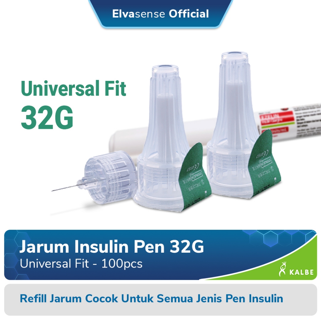 Jarum Insulin Pen Elvasense Ukuran 32G