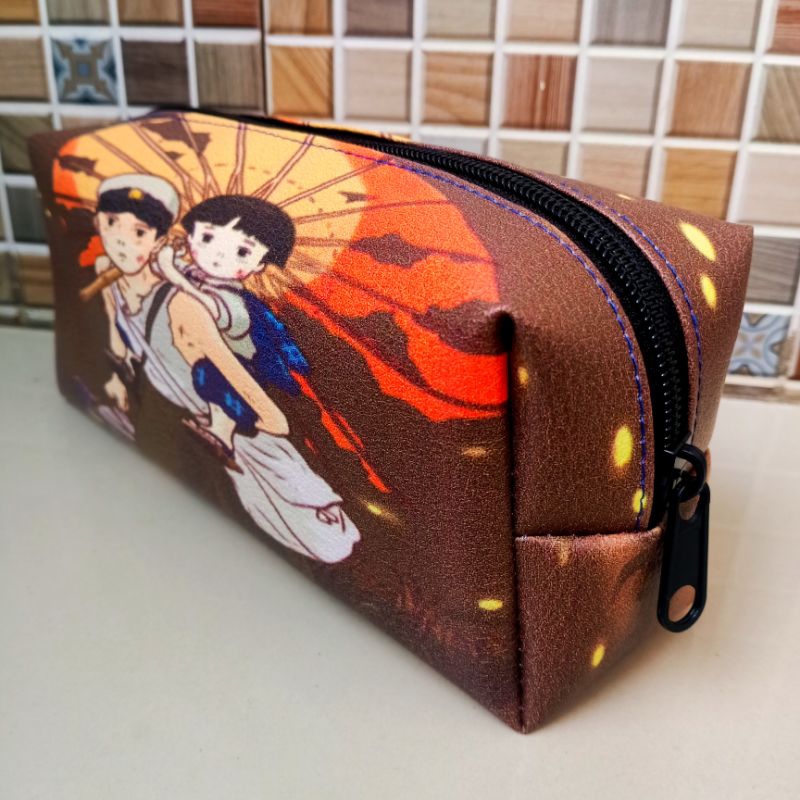 

{COD PENCASE} pencil case karakter GRAVE OF FIRE FLIES KODE 01