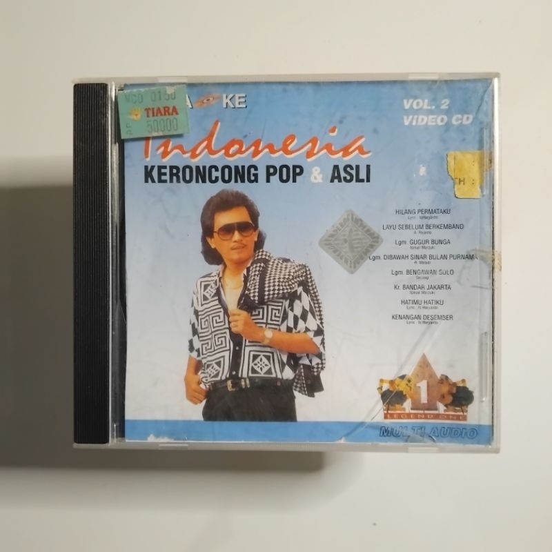 VCD Indonesia Keroncong Pop Asli Mus Mulyadi Tuti Tri Sedya Al Rizal Luci Koes Endang Indah Andarini