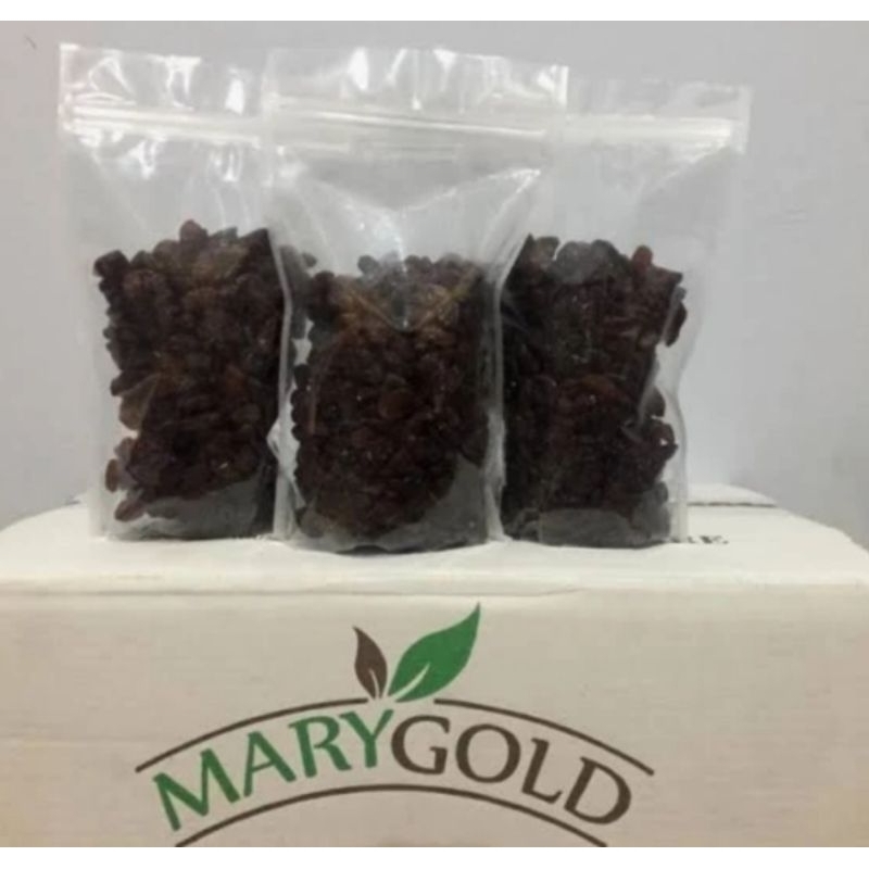 

Kismis Mary Gold Repack 250gr/500gr & 1kg / Black Raisins Repack