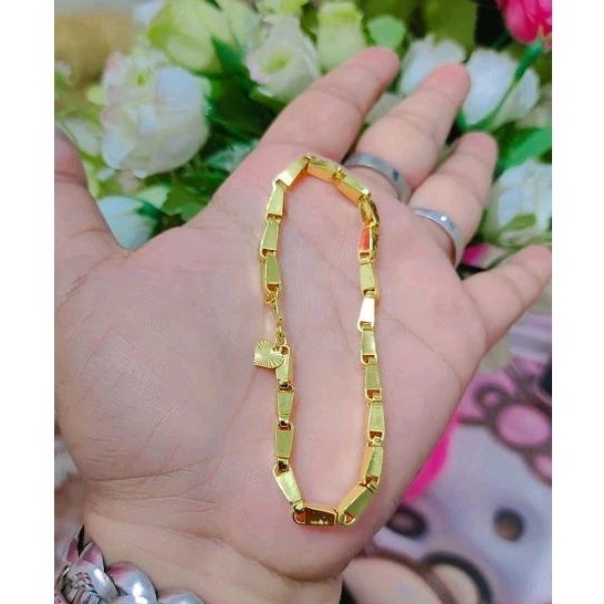 Gelang padi Lapis Emas import yaxiya Awet 1 Suku yxypadi99