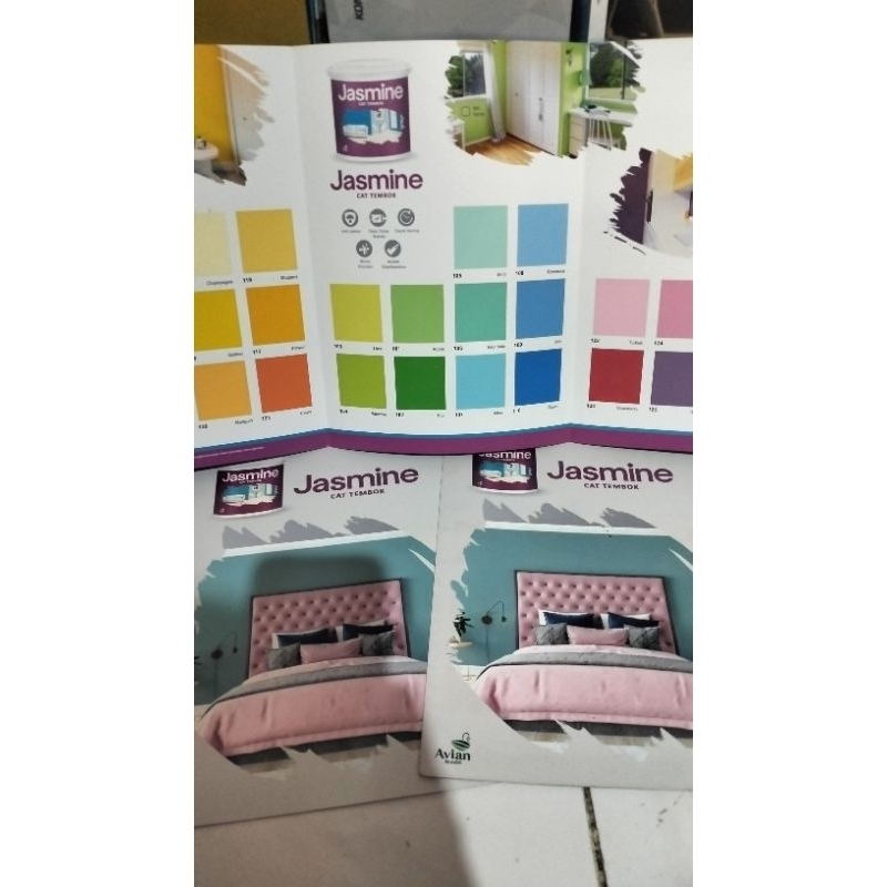 katalog cat tembok jasmine,buku warna cat tembok jasmine