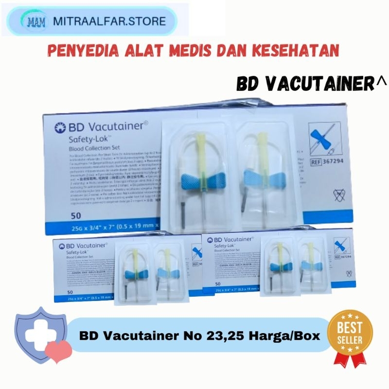 Wingset BD NO 23/25 Wing Needle Harga/Box