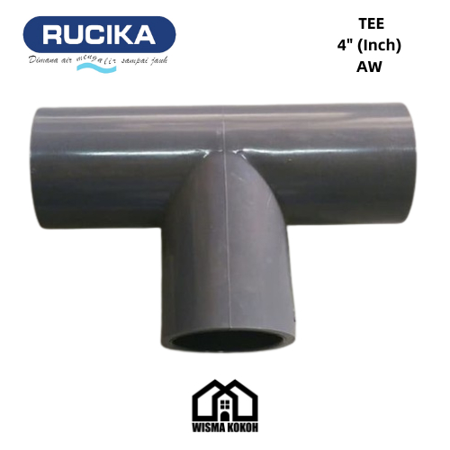 RUCIKA T / TEE PVC 4" (Inch) AW