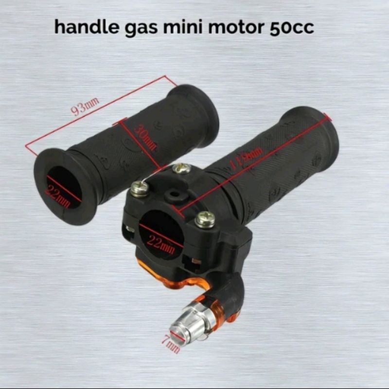 hendel gas - hand grip thorottle gas mini gp-mini trail-mini atv-mini scoopy-mini goped 50cc