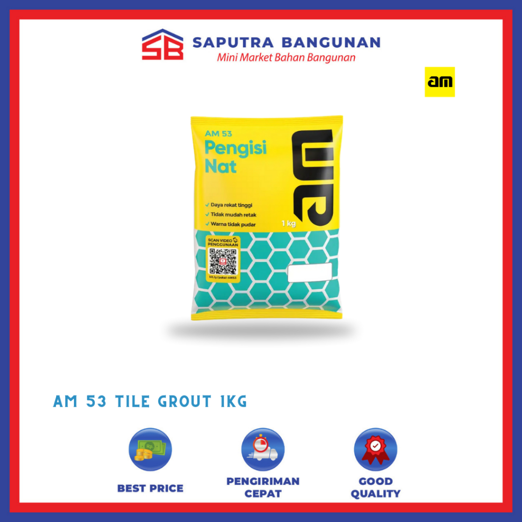 PEREKAT KERAMIK AM 53 TILE GROUT 1KG