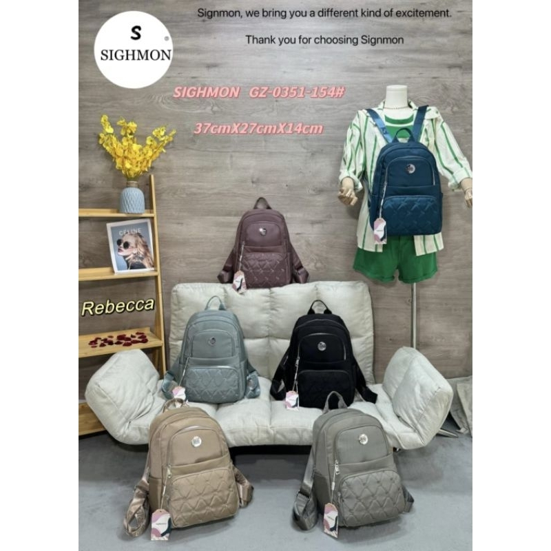 TAS RANSEL NEW SIGHMON JUMBO IMPORT " GANTI PRODUK"
