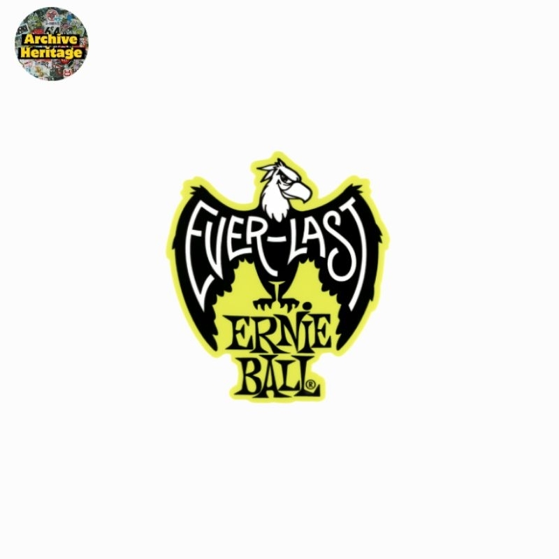 

sticker Everlast ernie ball collaboration brand guitar strings boxing equipment stiker
