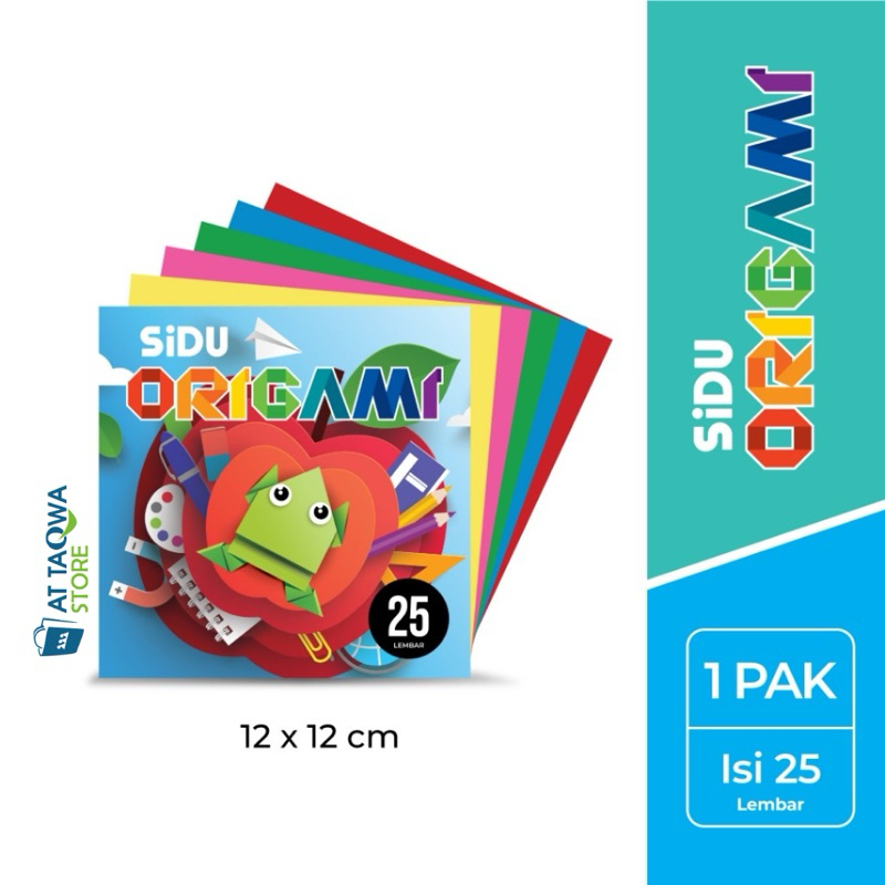 

Kertas Origami SIDU 12 x 12 cm 1 PAK 25 Lembar