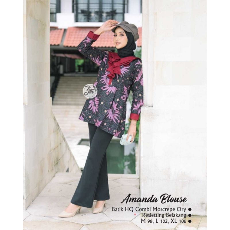 Amanda Blouse Fashion Batik Modern