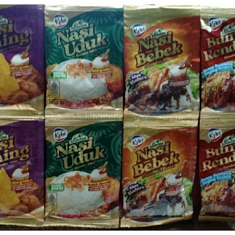 

bumbu aduk siap saji sachet isi 10 pcs