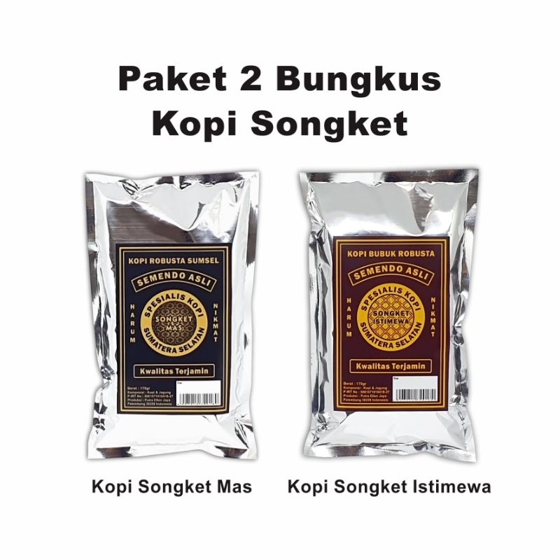 

Kopi Bubuk Hitam Robusta Semendo Coffee Songket