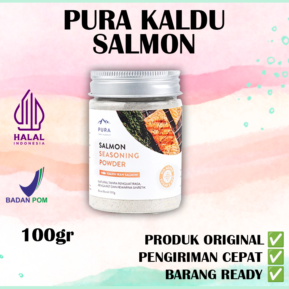 

Pura Seasoning Kaldu Salmon Asli MPASI Non MSG Tanpa Gula 100gr