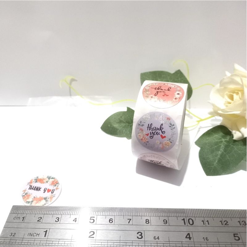 

Stiker Thankyou 1 Roll 500 Pcs