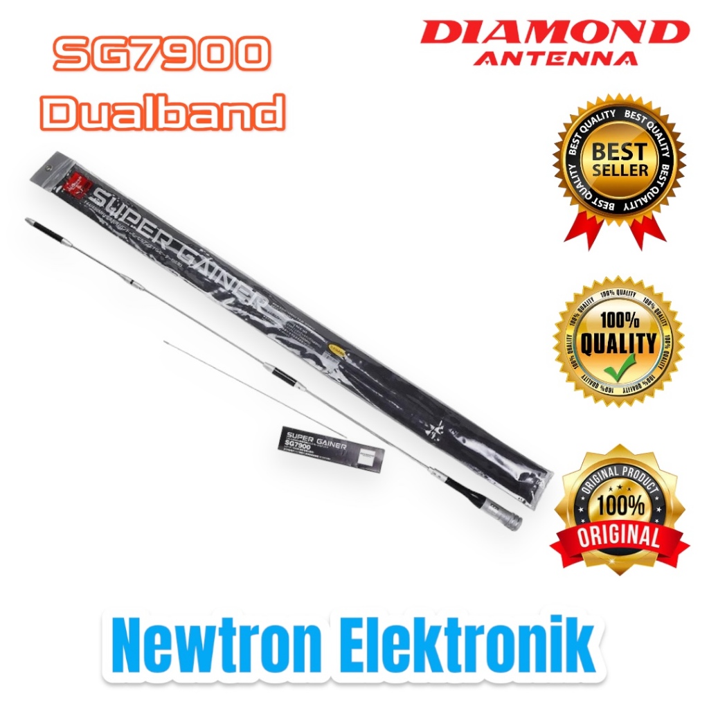 Antena SG-7900 Dualband VHF UHF Super Gainer di Mobil Compatible untuk Radio Rig Mini ICOM IC-2300 I