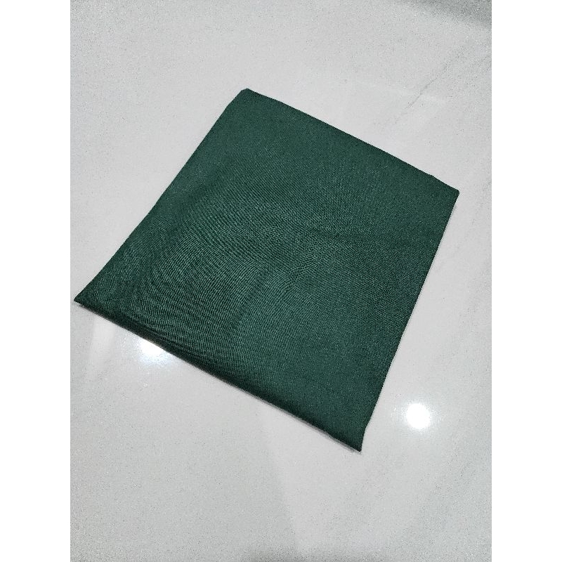 Sarung bantal dan guling polos warna hijau botol isi 2 pc