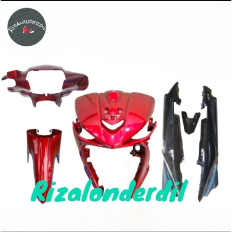 full body halus vega zr cover body vega zr merah maroon