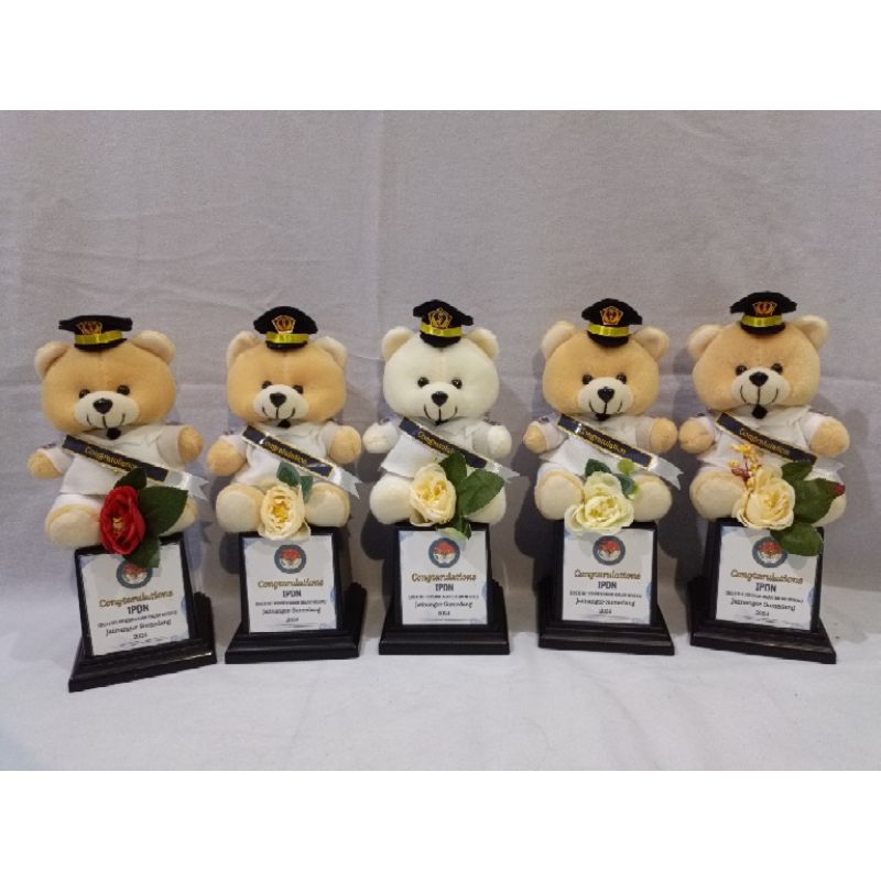 Piala boneka IPDN, plakat bineka IPDN, Boneka IPDN, boneka wisuda IPDN