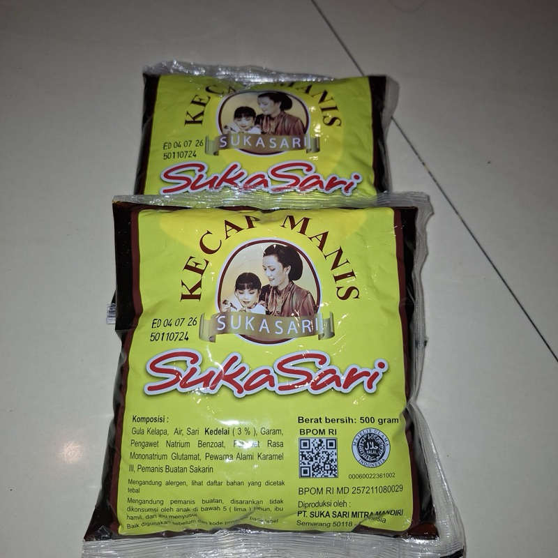 

Kecap Manis SUKASARI 500gram