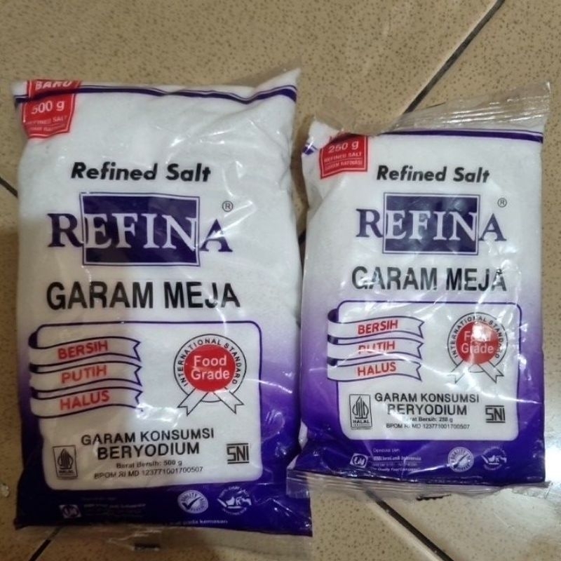 

Garam Revina /Garam meja Beyodium/Garam Beryodium 250 gr dan 500 gr