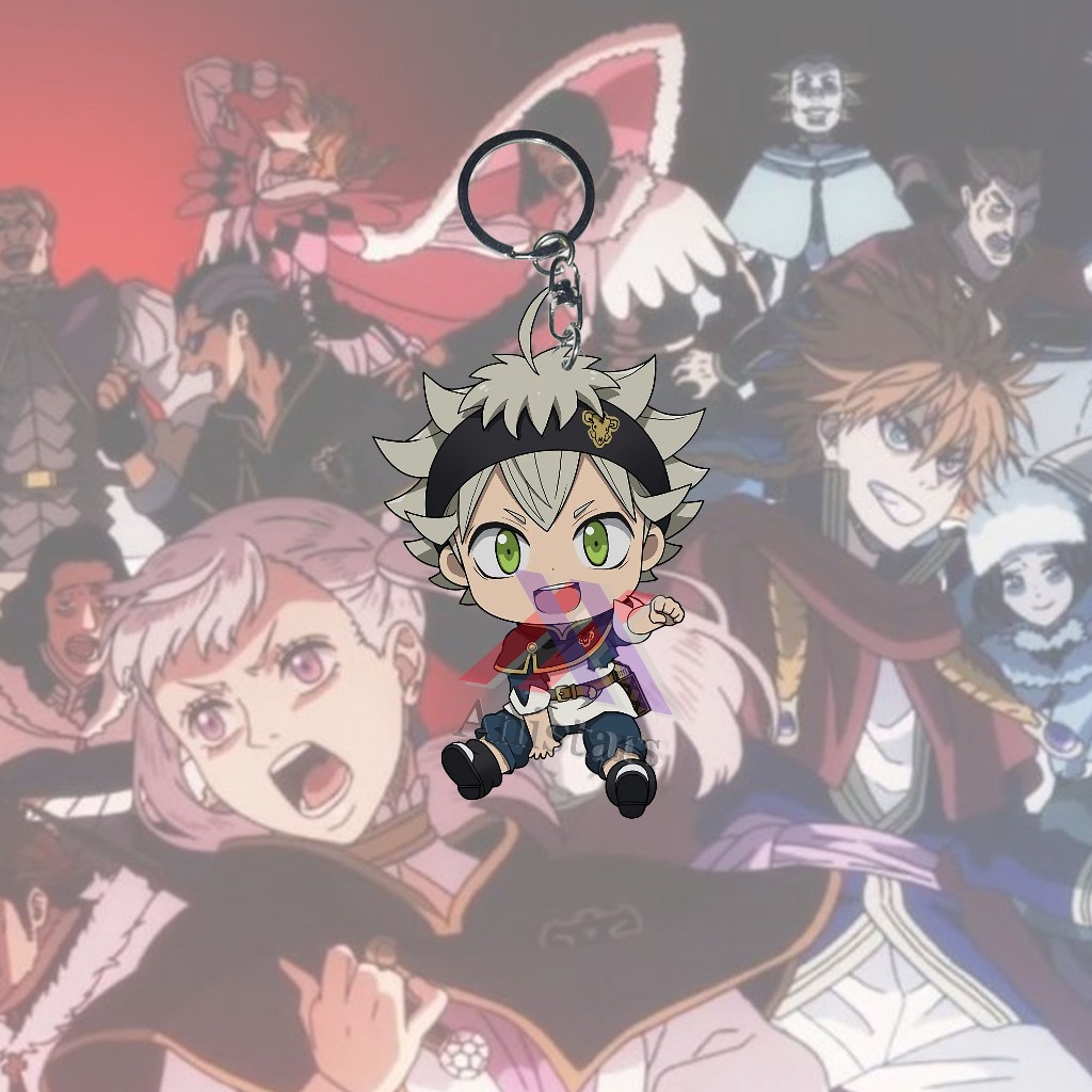 Gantungan Kunci Anime Black Clover - Ganci - Key Chain - Anime - Game